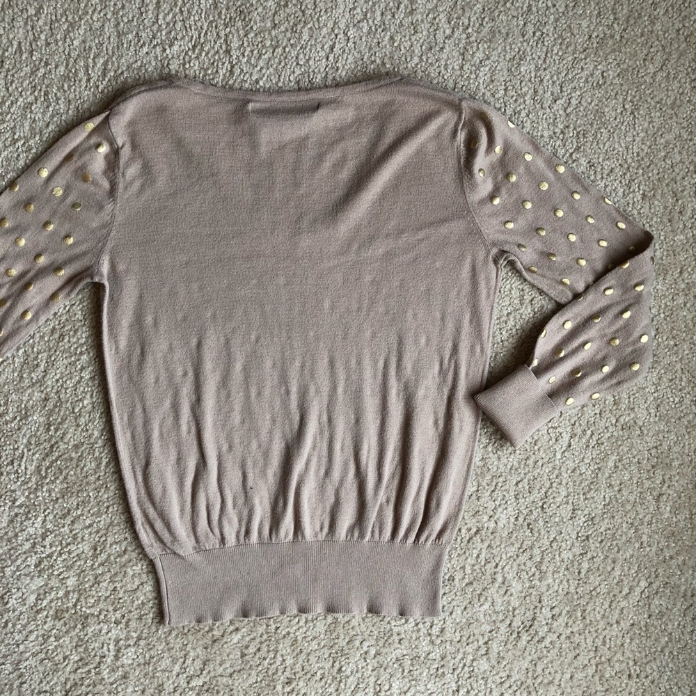 ❤️3 for $20❤️ LC Lauren Conrad Polka Dot Sweater - Picture 3 of 6